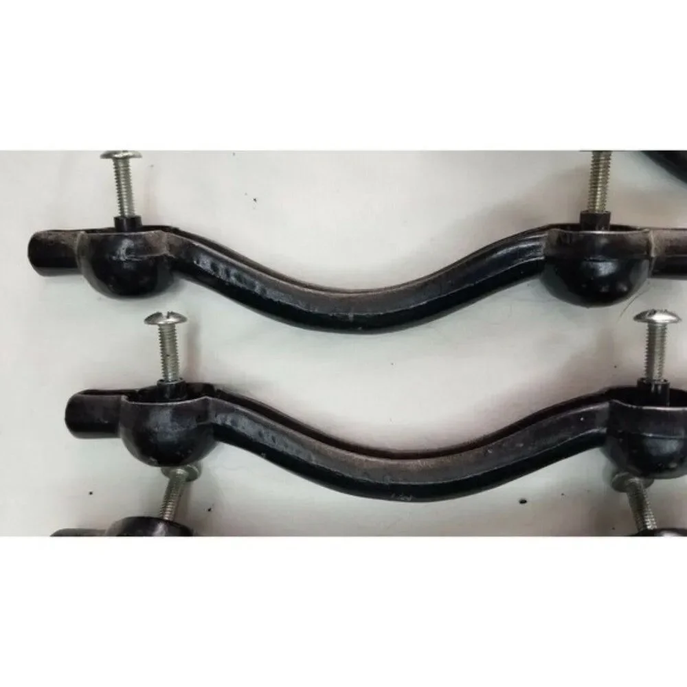 Set of 6 Metal Handles Drawer Pulls Dresser Cabinet Doors Hardware Included